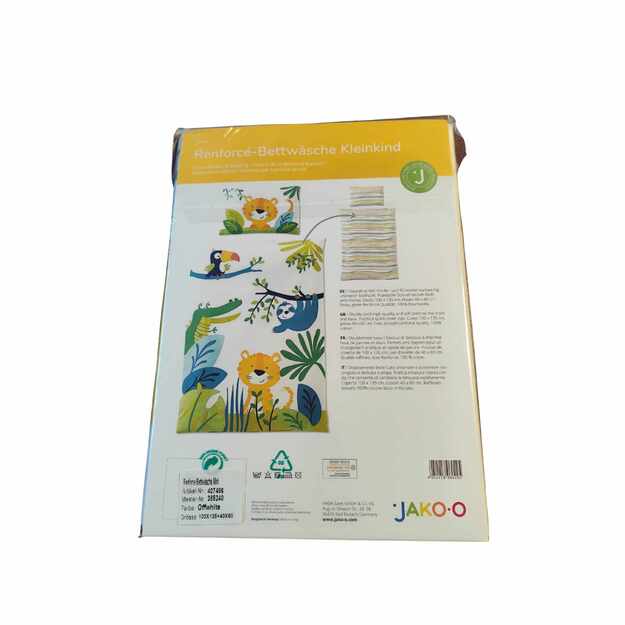 JAKO-O vaikiška patalynė su liūtu – 100% medvilnė, 100x135 + 40x60 cm 2
