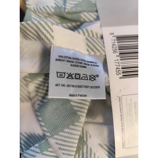 Virtuvinė prijuostė, reguliuojama, 100% medvilnė, 70×80 cm 1