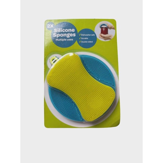  Silikoninės kempinėlės 2 vnt. – universalios